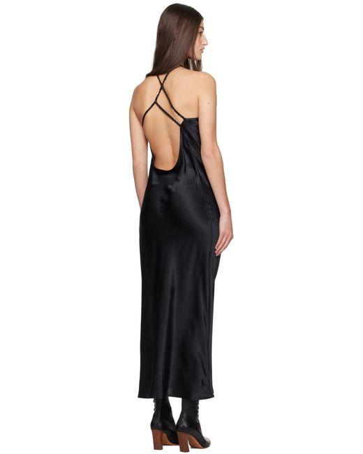 【関税込み】Silk Laundry ブラック Slope ミディアムドレス SILK LAUNDRY ブラック Slope ミディアムドレス ブラック | Lyst