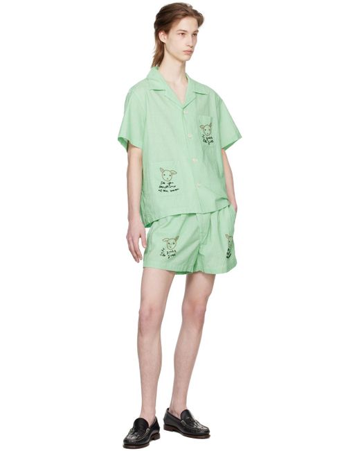 Chemise 'see you at the barn' verte Bode pour homme en coloris Green