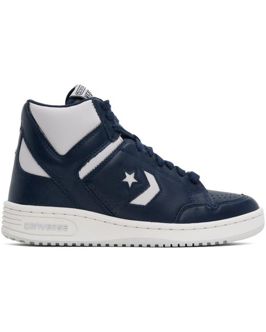 Converse Blue Weapon Mid Top Sneakers for men