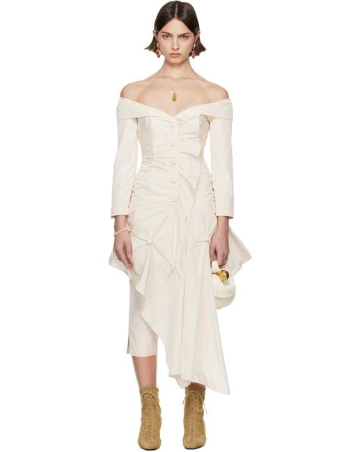 Renaissance Renaissance Black Ssense Exclusive Bridal Capsule Coco Minidress