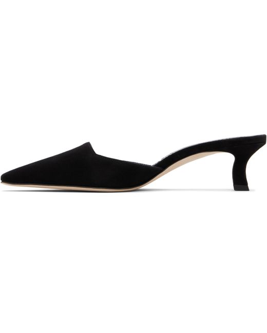 Manolo Blahnik Black Moiramu Heeled Sandals
