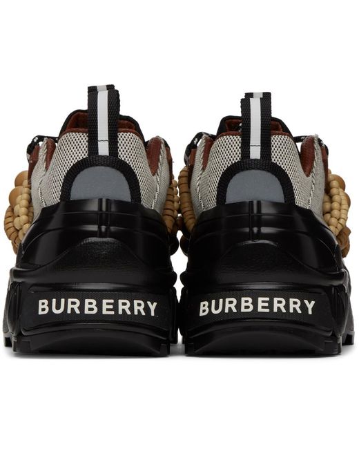 Burberry Black 'arthur' Sneakers for men