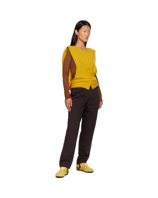 MARINE SERRE Yellow Ms Rise Iii Sneakers