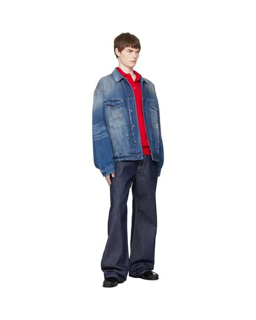 Acne Blue Robert Trafalgar Denim Jacket for men
