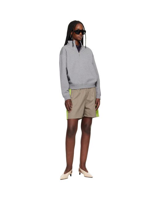 Canada Goose Gray Wander Quarter Zip Sweatshirt