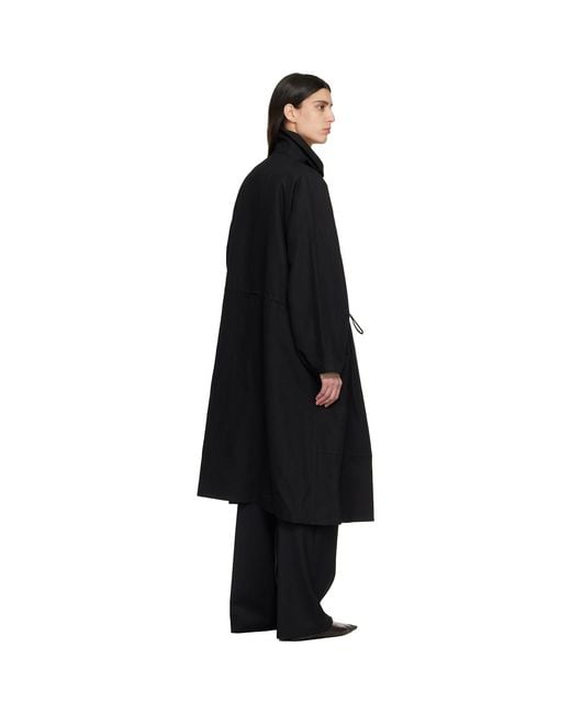 LE17SEPTEMBRE Black Sculptured Coat