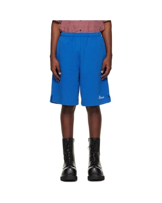 Vetements Blue 'Alaska' Tourist Shorts for men