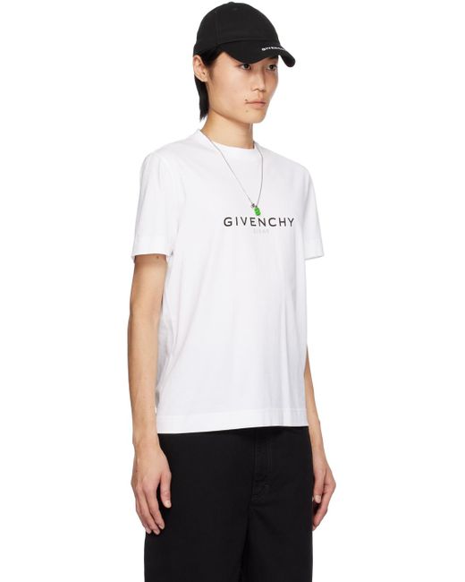 Givenchy White Reverse T-shirt for men