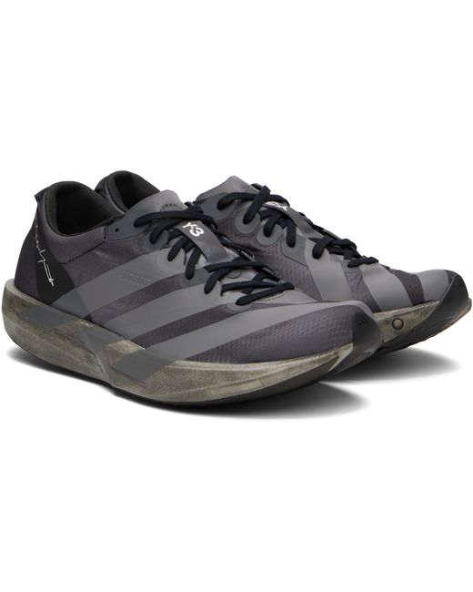 Y-3 Gray Adios 9 Sneakers for men