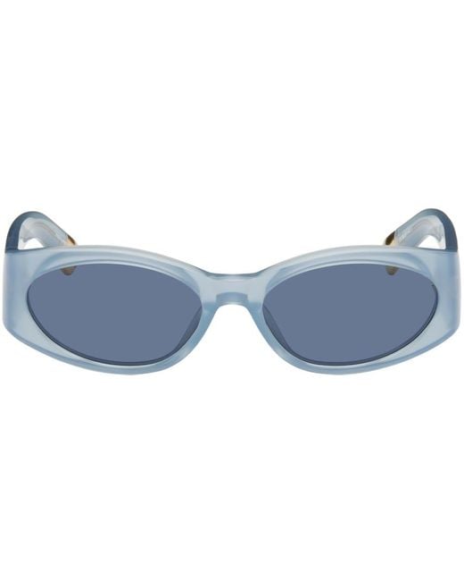 Jacquemus Multicolor Blue 'les Lunettes Ovalo' Sunglasses for men