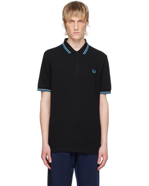 Fred Perry Black M3600 Polo for men