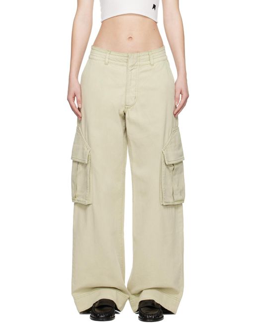 Rhude Natural Faded Cargo Pants