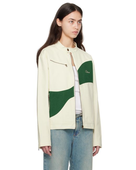 Dime Green Off- Moto Jacket