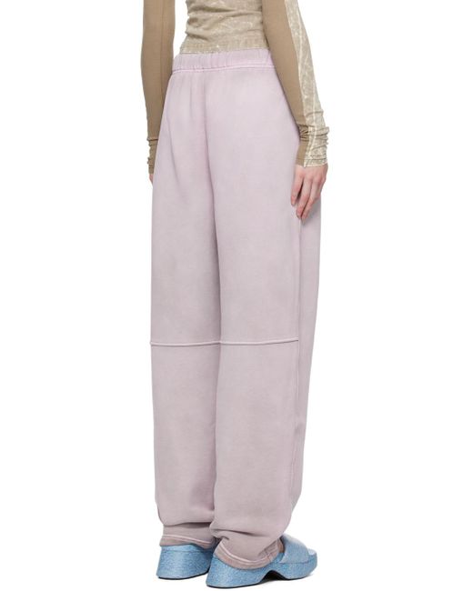 T By Alexander Wang Pink High-Rise Lounge Pants