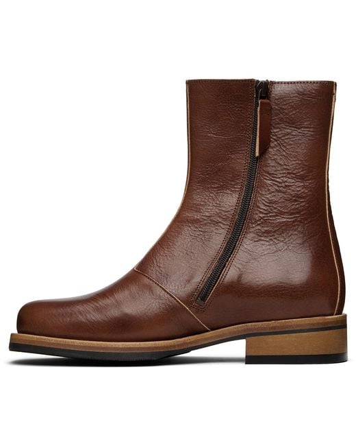 Our Legacy Brown Camion Boots for men