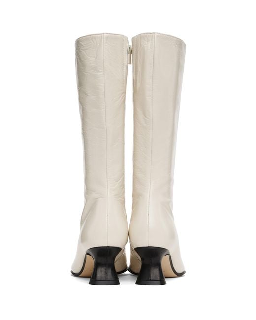 Miista White Rilla Boots
