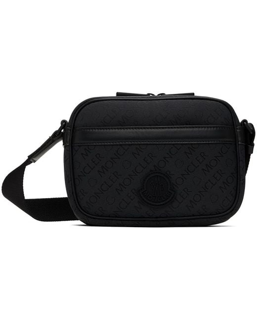 Moncler Black Tech Crossbody Bag for men