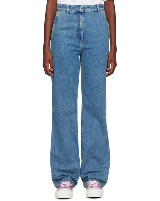 Burberry Blue Relaxed-fit Jeans