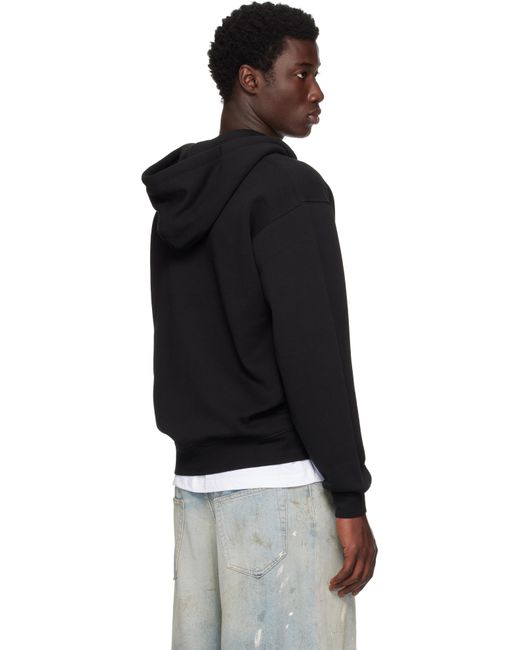 メンズ Dime ブラック Cursive Small Logo ジップフーディ Black