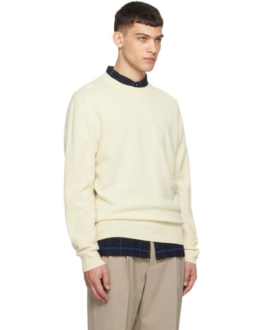 Norse Projects Natural Off- Sigfred Sweater for men