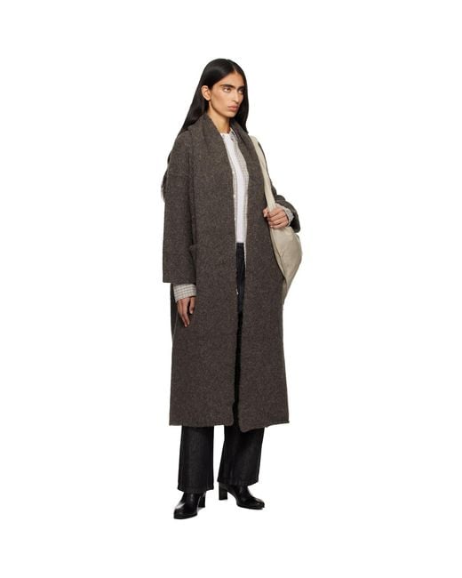 Lauren Manoogian Black Long Shawl Cardigan