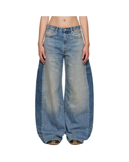 R13 Blue Insert D'Arcy Loose Jeans