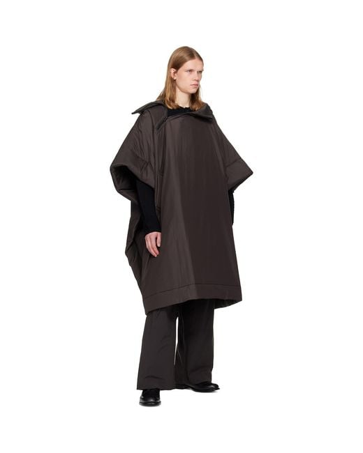 Homme Plissé Issey Miyake Black Duvet Coat for men