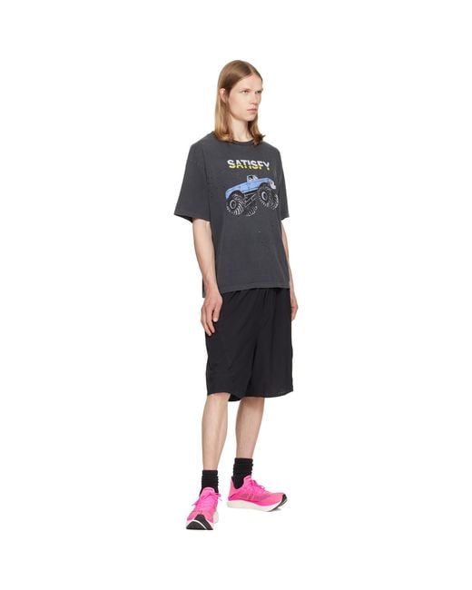Satisfy Gray Mothtech T‑Shirt for men