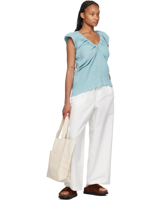 Pantalon de détente kolla blanc - sizable Baserange en coloris White