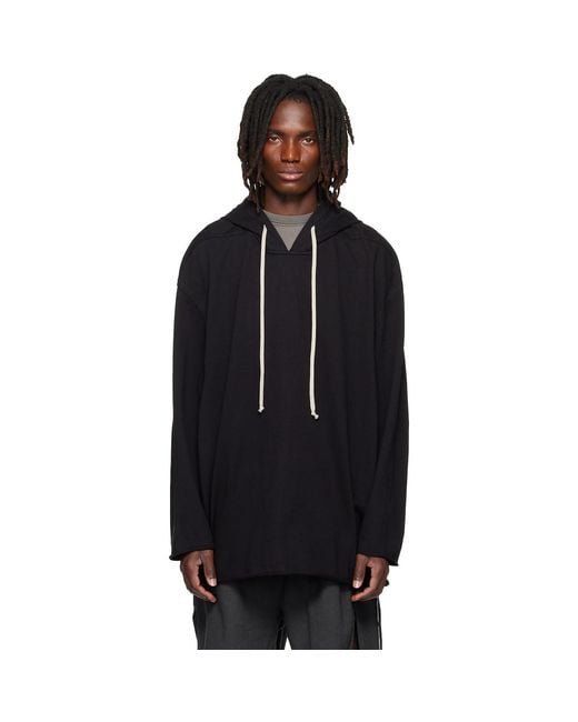 Rick Owens Black Tower Peter Hoodie for men