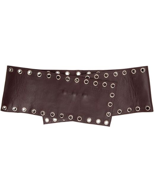 Belle Anna Brown Burgundy Dilara Belt