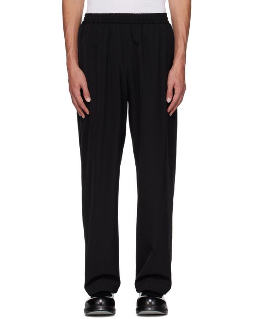 Acne Black Relaxed-fit Trousers for men