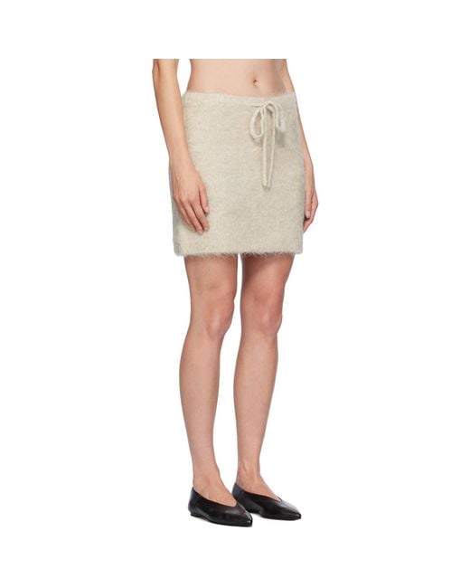 THE GARMENT Natural Off- Bern Miniskirt