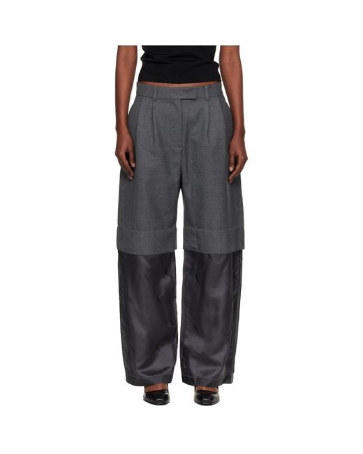 VAQUERA Black Chopped Trousers