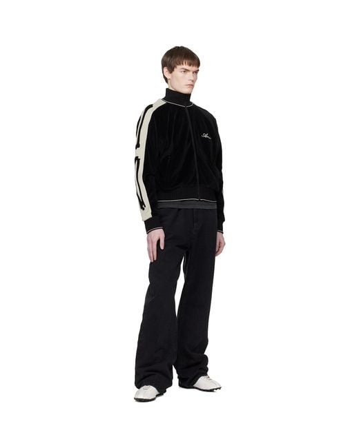 Amiri Black Bones Track Jacket for men