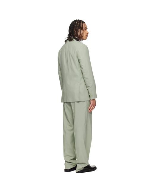 HUGO Black Two-Piece Modern-Fit Stretch Twill Suit for men