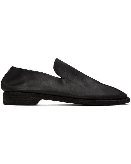 Guidi Black 100 Loafers for men