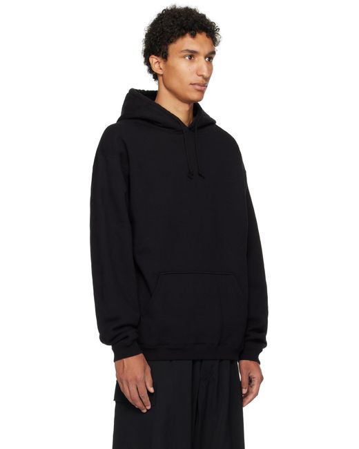 Y's for men Black Printed Hoodie for men