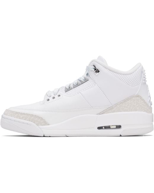 Nike Black Air Jordan 3 Retro Sneakers for men