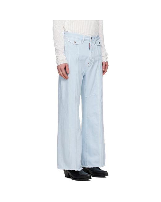 DSquared² White Powder Wash Eros Jeans for men