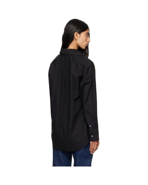 Citizens of Humanity Black Thea Boyfriend Shirt