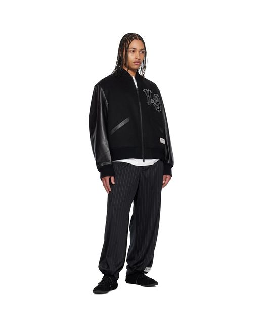 Y-3 Black Basketball Track Pants for men