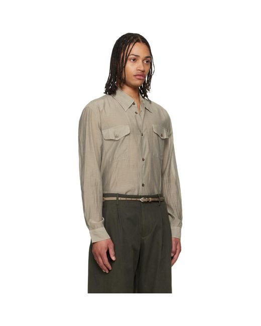 Our Legacy Multicolor Plough Shirt for men