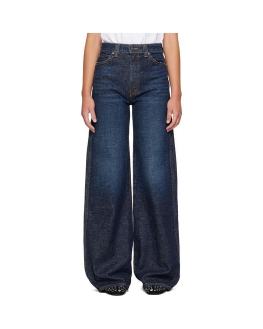Khaite Blue Dane Stretch Jeans