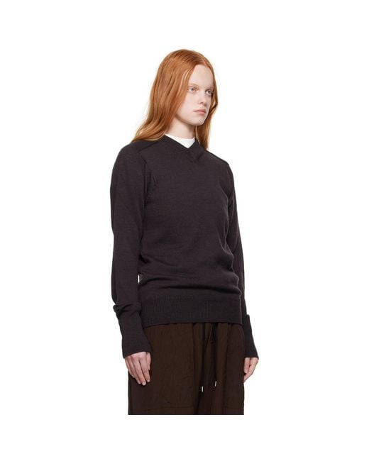 Studio Nicholson Blue Inverness Sweater