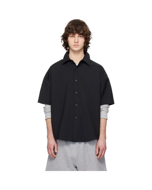 Entire studios Black Short Sleeve Shirt for men