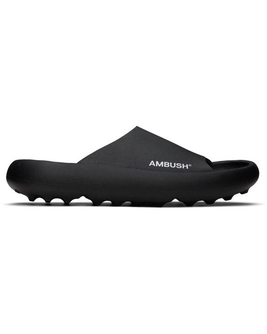 Ambush Black Slider Sandals for men