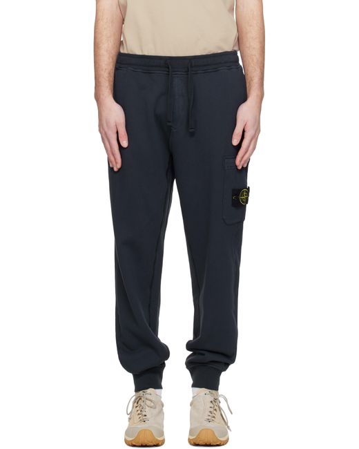 Stone Island メンズ ブルー ネイビー 6200021 Organic Cotton Fleece