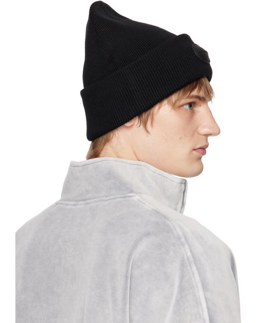 メンズ Alexander Wang ブラック Dome Logo ビーニー Black