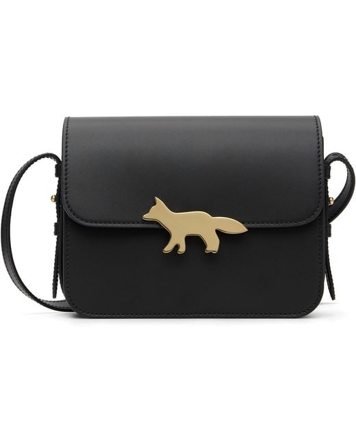Maison Kitsuné Black Edie Large Bag